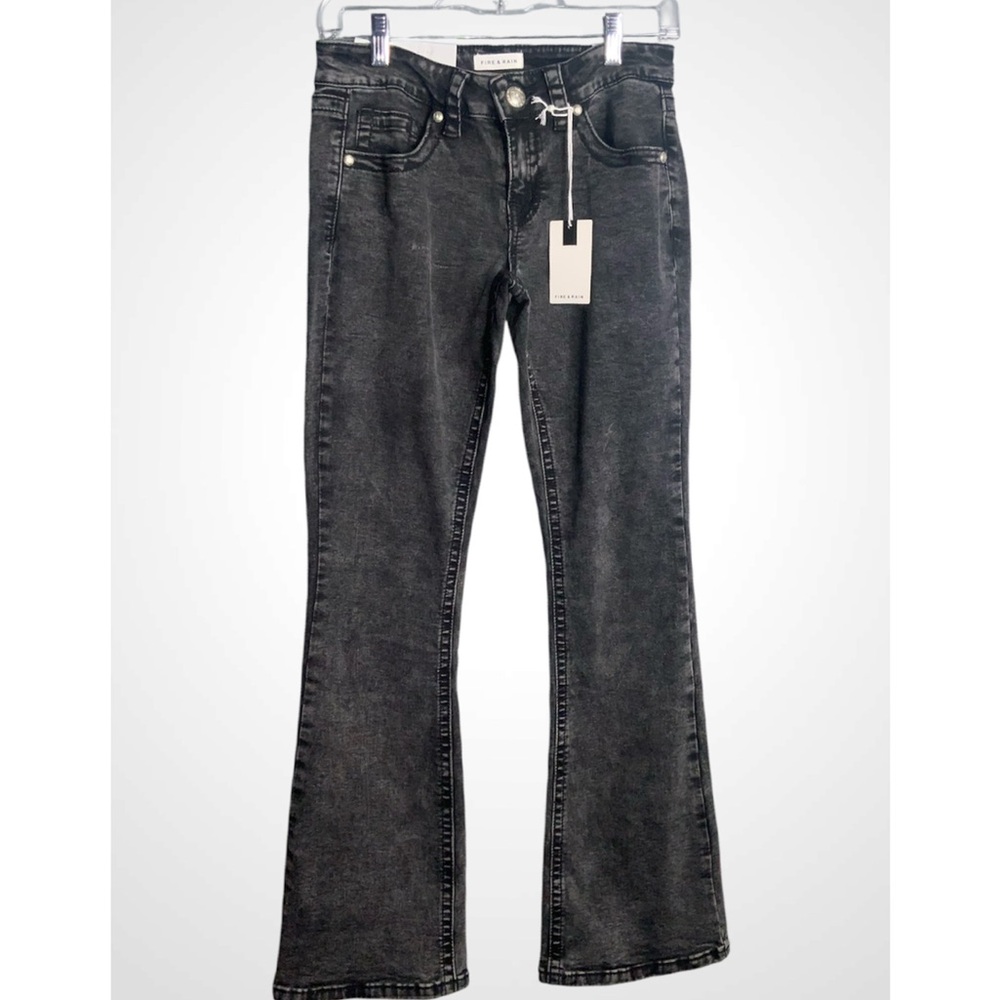 Fire & Rain Black Low Rise Bootcut Jeans Size 7 NWT